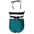 thumbnail image 4 of RXMEKW Bikini Swimsuit Set for Girls Two-Piece Solid Color with Ruffle Design Soft Nylon and Spandex for Pool Beach and Photo Shoots, 4 of 9