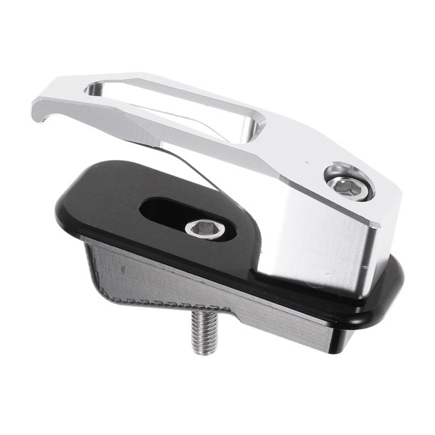 Gancho Colgante para Motocicleta Cuadrado Soporte para Casco de Motocicleta Equipaje para Scooters Bicicletas Tono Plateado 78mm Longitud