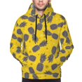 thumbnail image 2 of Bingfone Summer Pineapple Men's Drawstring Hoodie Long Sleeve Pocket Sweatshirts-3X-Large, 2 of 6