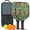 Pioneer Flower Floral, variant on Pickleball Paddles Set,Pioneer Flower Floral Print Pattern Fiberglass Surface Pickleball Racket Set with 2 Indoor Outdoor Pickleball Balls and Pickleball Bag,Pickle-ball Equipment