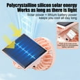 thumbnail image 6 of Gnmfd Clip Hat Solar USB Rechargeable Mini Fan Portable Outdoor Hands Free Cooling Device 3 Speeds Hiking Camping Travel Lightweight Personal Fan Sun Hot Weather 3.4"x2.76"x2.76", 6 of 7