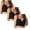Black 3PCS, variant on FhsagQ 3PCS Womens Bras Underwire with Padding Bras for Women Bralettes for Women with Support Size XXL
