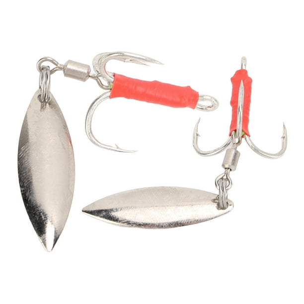 Reflective Sequin Lures, Fishing Baits Effortless Heavy Duty Hard Stainless  Steel With Barbed Treble Hook For Freshwater Silver 