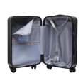 thumbnail image 6 of 24 Inch Checked Luggage, ABS+PC Lightweight&nbsp;Hardshell Suitcase with TSA Lock & Spinner Silent Wheels, Medium Size with 65L Capacity, Convenient for Trips, Black, 6 of 8