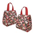 thumbnail image 2 of Pioneer Flower Floral Print Pattern Insulated Lunch Bag for Women & Adults,Large Portable Soft Cooler Lunch Bag,Thermal Food Storage Tote with Pearl Cotton,8.66L,8.75x5.75x9.5 Inch, 2 of 6