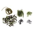 thumbnail image 4 of 151x Accesorio de pesca de carpa Tackle Anti Sleele Sleeves Set de clips de cola de seguridad Macarena Mangas de anzuelo de pesca, 4 of 8