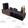 thumbnail image 4 of Mueble para tv de 55 Flotante Hogare Centro De Entretenimiento de 120 cms con 2 Espacios de Almacenamiento y una Puerta, 4 of 9