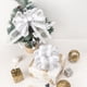 thumbnail image 3 of Cinta decorativa Ribbli satinada con alambre de 6 cm y 9 m, color blanco brillante, 3 of 4