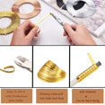 thumbnail image 6 of Aluminum Craft Wire 3/4 Rolls 3mm/5mm Flat Aluminum Wire Craft Bezel Strip Wire For DIY Jewelry Making Kits
--------
Craft Wire for Jewelry Making DIY Crafts, 6 of 7