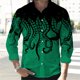 thumbnail image 3 of Camisa de hombre de 11 colores, otoño e invierno 2024, ropa de gran tamaño, camisa de manga larga con estampado 3D de pulpo, blusas casuales holgadas de moda, 3 of 5