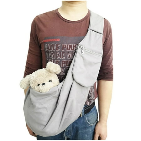 Dosaele Dog and Cat Sling Carrier  Hands Free Reversible Pet Papoose Bag - Soft Pouch and Tote Design  Suitable for Puppy  Small Dogs  and Cats for Outdoor Travel