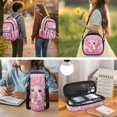 thumbnail image 2 of KUIFORTI Ice Cream Axolotl Backpack and Lunch Box Girls Bookbag Pencil Case Water Bottle Sleeve for Elementary Primary Middle Kid School Bag Set 4Pcs, 2 of 6
