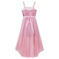 thumbnail image 5 of iEFiEL Girls Allover Sequins Chiffon Birthday Party Dress Sleeveless Skirted Wedding Bridesmaid Dresses Pink 8, 5 of 7