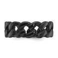 thumbnail image 3 of Auriga Fine Jewelry Stainless Steel Polished Black IP-plated 8mm Curb Link Men's Band Size 13, 3 of 6