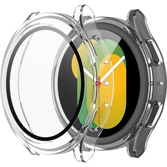 XIHAMA 2-pack watch cases with Screen Protector Tempered Glass compatible with Samsung Galaxy Watch Ultra (2025) 47mm and Samsung Watch 7（47mm）Scratch Resistant Anti-Slip Protective
