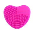 thumbnail image 1 of Silicone Makeup Brush Cleaner for Foundation Powder Brush Washboard (Pink), 1 of 1