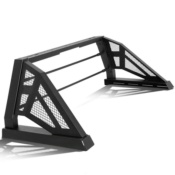 DNA Motoring TCRB-005 For 2005 to 2018 Toyota Tacoma Styleside Truck Bed Heavy Duty Aluminum Mesh Chase Rack Roll Bar Assembly 06 07 08 09 10 11 12 13 14 15 16 17