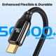 thumbnail image 4 of Cable del USB C al USB C tipo nailon de carga del protocolo PD240W PD31 de la aleación de aluminio de C para la familia ANGGREK Otros, 4 of 8