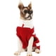thumbnail image 3 of Gato perro suéter Navidad Papá Noel mascota gato invierno prendas de punto ropa de abrigo (muñeco de nieve azul), 3 of 4