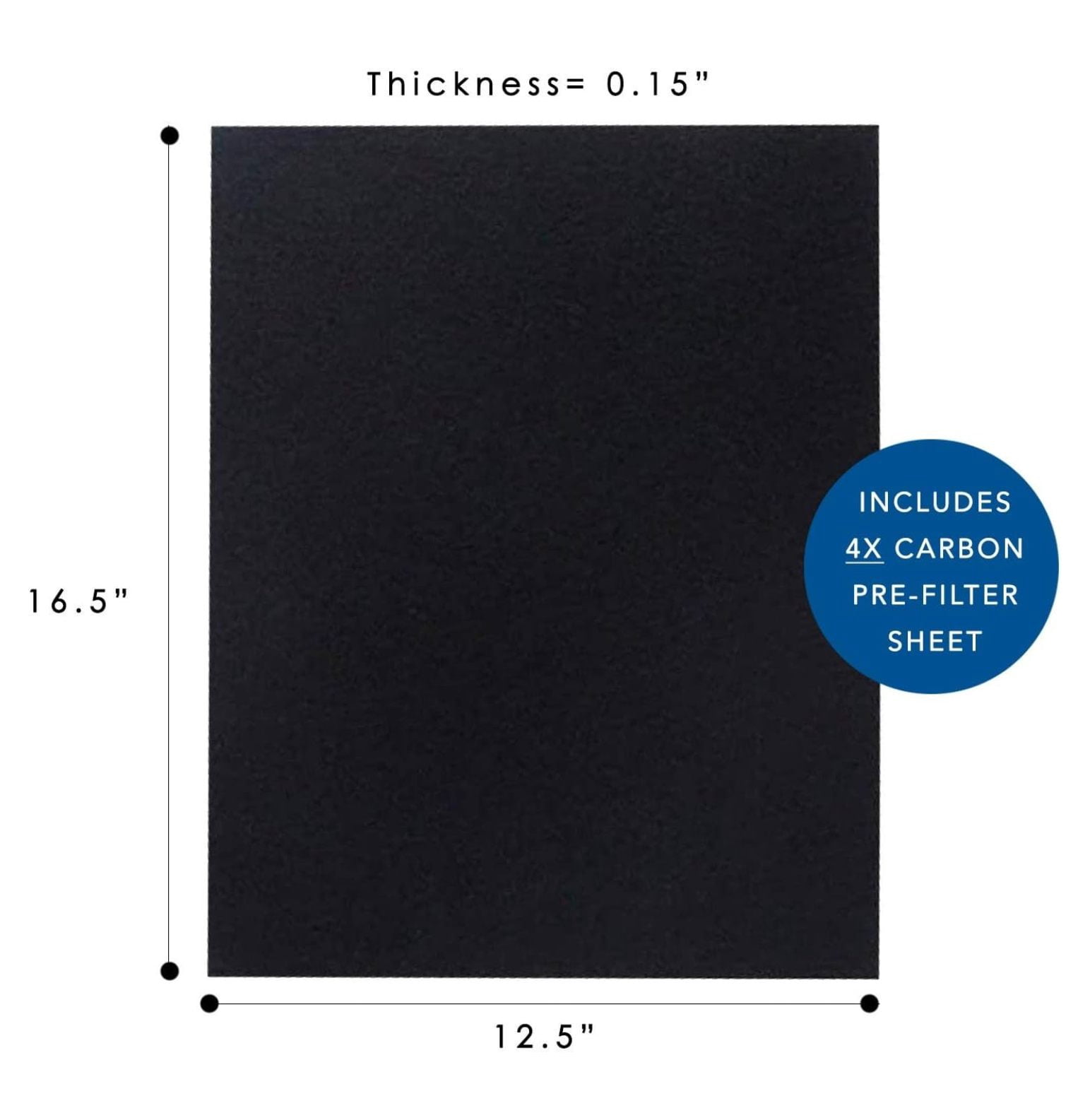 Replacement HEPA Filter for Winix 115115 Filter A for C535 533-2 P300 5300 | Removes Dust, Dirt, Odor and More! (2 Sets)