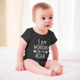 thumbnail image 3 of I Am Working on My Roar - Baby Clothes - Funny Newborn Bodysuit Outfits for Boys And Girls Black-style 9months, 3 of 7