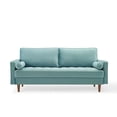 thumbnail image 5 of Modway Valour Performance Velvet Sofa in Mint, 5 of 7