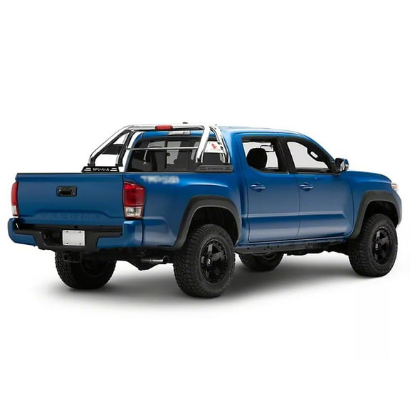 Black Horse Classic Roll Bar Stainless Steel Compatible with 2015-2022 GMC Canyon|2015-2022 Chevrolet Colorado-RB005SS