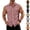 Pink, variant on OIOLOYJM Mens Sleeveless Shirts Spring Baggy Solid Color Tank Tops with Pockets Stretch Beach Lounge Button Up Vest Pink L