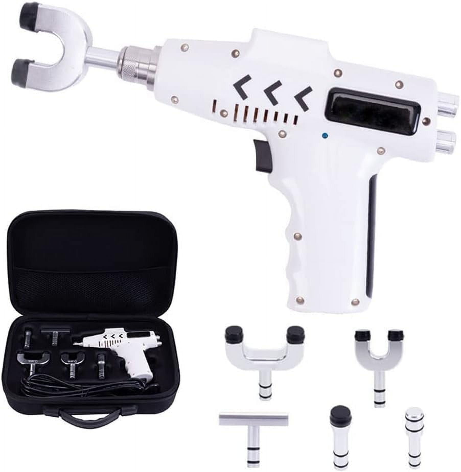 750N Electric Spine Chiropractor Electric Impulse Gun Actuator Massager Chiropractic Adjusting Tool Instrument Professional Massage Equipment for Men Women Adjust Vertebration and Thoracic Scoliosis