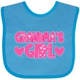 thumbnail image 3 of Inktastic Grandma's Girl Granddaughter Gift Girls Baby Bib, 3 of 4