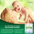 thumbnail image 3 of Zazzee Myo-Inositol Powder – 6 Month Supply – 183 Servings – 2000 mg per Serving – 100% Pure & All-Natural – Includes Free Scoop for Exact Dosage – Fertility & Reproductive Health Support – Vegan • N, 3 of 11