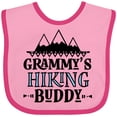 thumbnail image 3 of Inktastic Grammy Hiking Buddy Hiker Boys Baby Bib, 3 of 4