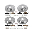 thumbnail image 3 of PowerStop Front and Rear Z23 Evolution Sport Carbon-Fiber Ceramic Brake Pad and Drilled & Slotted Rotor Kit Fits: MERCEDES-BENZ Select Models K2833, 3 of 10