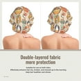 thumbnail image 2 of Disketp Colorful Owls Adjustable Sleeping Hair Cap, Hairband Sleeping Cap Turban, Unisex, Available for Curly and Straight Hair, 2 of 6