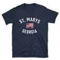 thumbnail image 1 of St. Marys Georgia Patriot Men's Cotton T-Shirt, 1 of 1