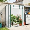 thumbnail image 4 of Walk In Portable Greenhouse Plant Protection Tent Outdoor Garden Large Grow Shelter Clear Cover Patio Balcony Backyard Storage Greenhouse Structure Ventilated Design, 4 of 6