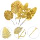 thumbnail image 2 of 20pcs Artificial Plant Leaves Tropical Tree Leaves Ornaments Wedding Scene Layout Props, 2 of 4