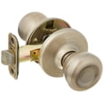 thumbnail image 1 of Pomo de puerta Kwikset Tylo 92001-512 para recibidor y armario, latón envejecido, 1 of 1