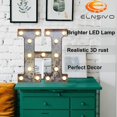 thumbnail image 2 of Letras Luminosas LED Vintage Estilo Industrial Elnsivo, 2 of 7