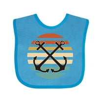 Inktastic Anchor Nautical Sailing Sunset Boys or Girls Baby Bib