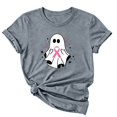 thumbnail image 5 of IMENGL Short Sleeve Top for Womens Basic Neck Printed Graphic Tee Daily Outfits Casual Loose Women's Short Sleeve T Shirt,M-XXXL, 5 of 6