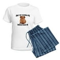 thumbnail image 5 of CafePress - Guinea Pig Women's Light Pajamas - Women's Short Sleeve Print T-Shirt and Pants Light Cotton Pajama Set, 5 of 7