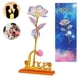 thumbnail image 2 of Flor dorada Lámina de oro Rosas con soporte de amor Regalos únicos para su novia Esposa Mujer Madre Mamá Mamá Día de San Valentín Día de la madre Fiesta de vacaciones Aniversario de boda Adepaton 2034852-1, 2 of 9