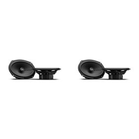 Rockford Fosgate P1V2-69 6x9 Inch 3-Way Coaxial Car & Truck Speakers &ndash; 2 Pair High-Output Audio Upgrade