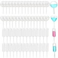 thumbnail image 1 of 200 Uds. Pipetas para cupcakes de 4ml, mini cuentagotas de pipeta de transferencia de líquido desechable, corazón, redondo, Rectangular, 1 of 4