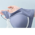 thumbnail image 4 of Nmnitkp Nmnitkp Nursing Bras for Breastfeeding,Seamless Pregnancy Maternity Bra Wireless Classic Jelly Strip Support Nursing Bra Blue,M, 4 of 6