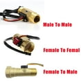 thumbnail image 3 of SENRISE G3/4 Thread Water Flow Sensor Meter Solenoid Valve Flowmeter Fluidmeter 1~30L/min 3 Thread Type, 3 of 5