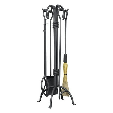 Uniflame Corporation 5 Piece Iron Olde World Fireplace Tool Set