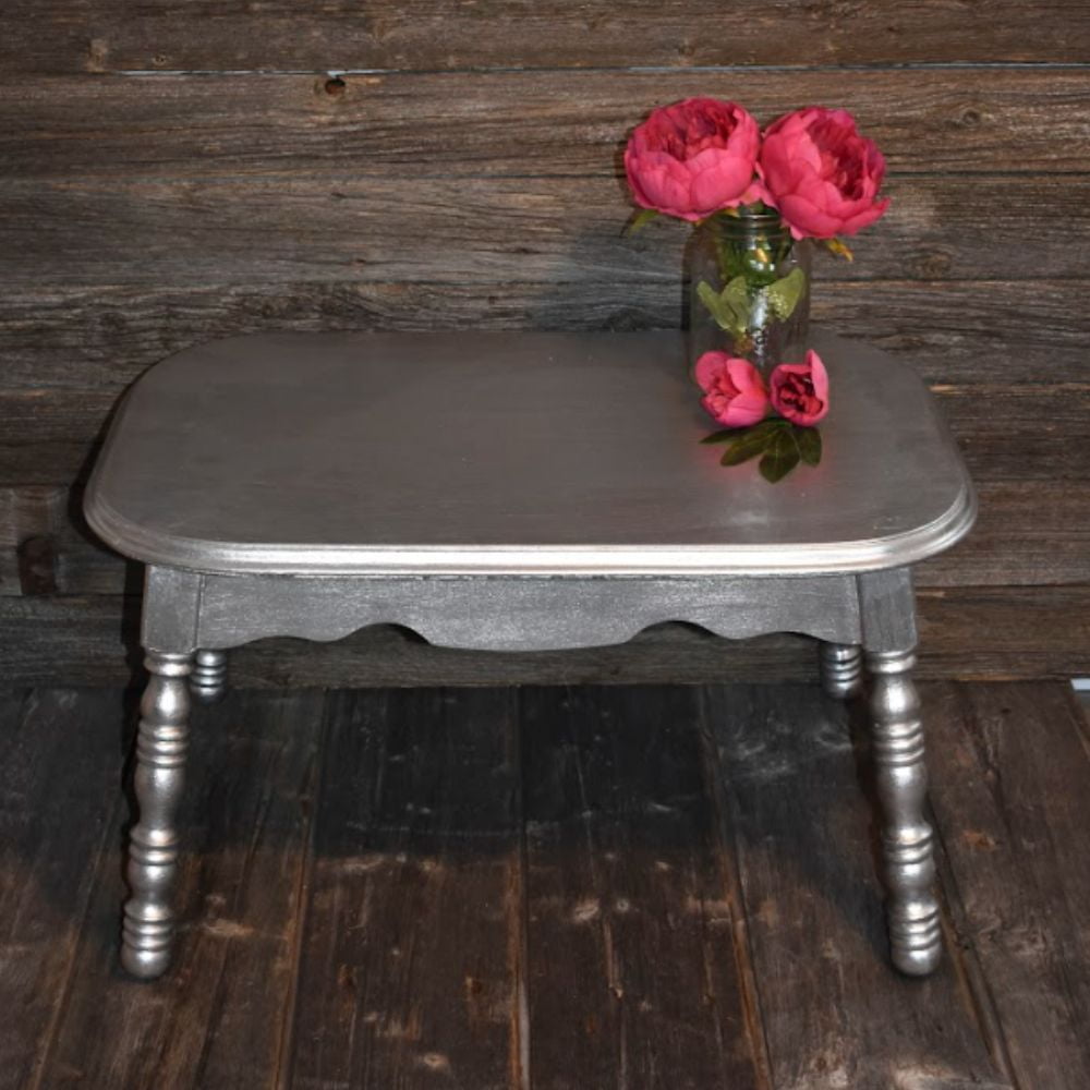 Colorantic | Furniture SILVER SPARKLING Chalk Paint | Arts and Craft DIY Projects (16 oz)