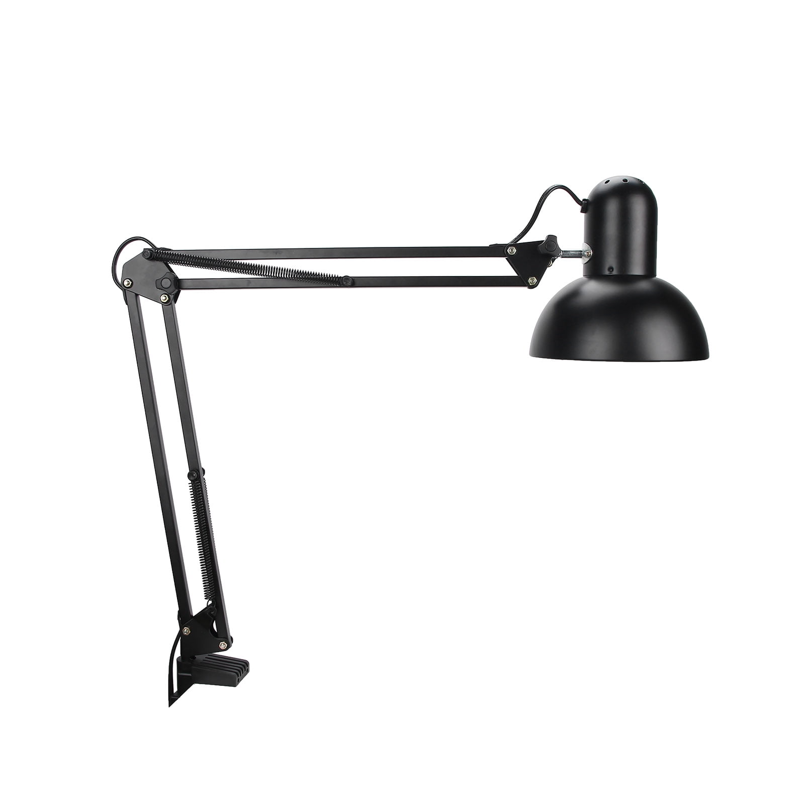Nieyigj LED Clip-On Desktop Light 360 Degrees Rotation Folding Lamp for Nail Art Eyelashes Grafting, 220V-240V Multi-purpose Eye Care Desk Light, Adjustable Long Arm Clip Lamp (No Bulb Included)
